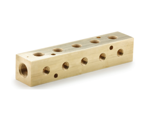 Femvägs pneumatik högflödesgrenrör