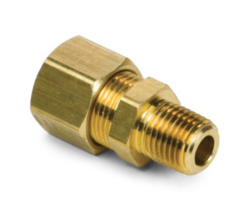 68# mässingskompressionsbeslag manlig adapter