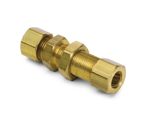 74# mässing Bulkhead Union Compression Fitting