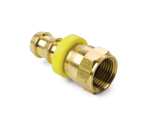 288 Push -on slang Barb till kvinnlig Sae Jic 37 ° Swivel