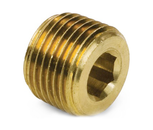 3153# Hex Socket Plug -mässingsrörsbeslag