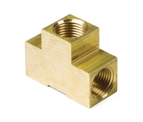 3700# mässingsbeslag Union Tee Brass Pipe Fittings
